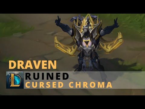 Ruined Draven Cursed Chroma - League of Legends