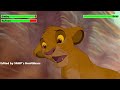 The Lion King 1994 Wildebeest Stampede With Healthbars 400 Subscribers Special