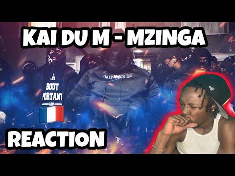 AMERICAN REACTS TO FRENCH DRILL RAP! Kai Du M - Mzinga Ft. Stef Becker (Clip Officiel) REACTION