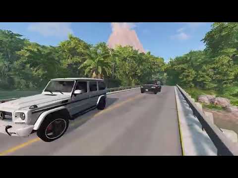 Cars Vc Lava River E5 - Police Super Car Chase Amazing Criminals Vc Double Log Bridge #kids #gamers