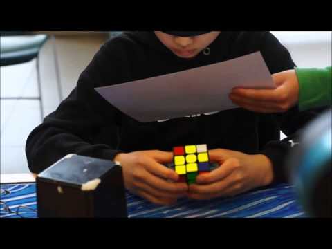 3BLD Solve at Zonhoven Open 2015