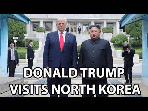 Donald Trump Becomes The First Sitting US President to Step Foot in North Korea | FT. “Rocket Man" Video