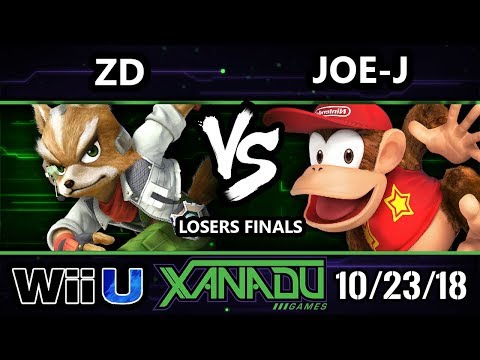 S@X 273 Smash 4 - Demise | ZD (Fox) Vs. Joe-J (Diddy Kong) - WiiU Losers Finals