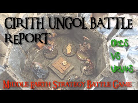 MESBG Battle Report - Lord of the Rings Scenario: CIRITH UNGOL - Middle Earth SBG
