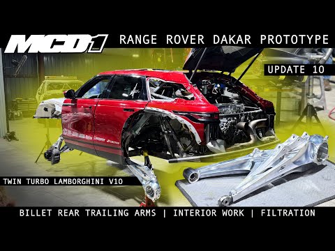 Range Rover Dakar Prototype New Billet Trailing Arms | Morgan Clarke Design