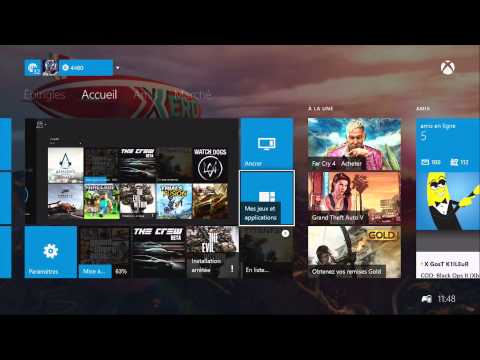 comment installer jeux xbox one