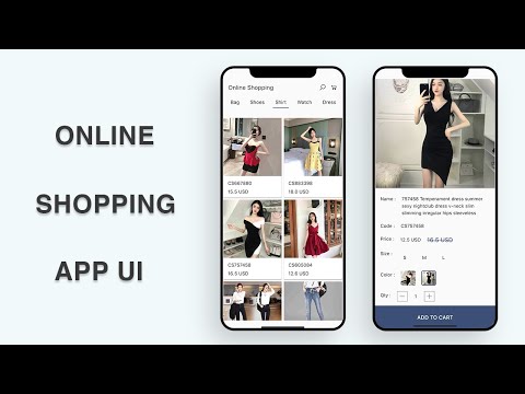 Flutter UI - Online Shopping App - Speed Code