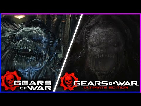Berserker Scene Gears of War Compared to Gears of War: UE
