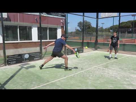 STAGE DE PADEL À BARCELONE pour Jean Yves Dubois