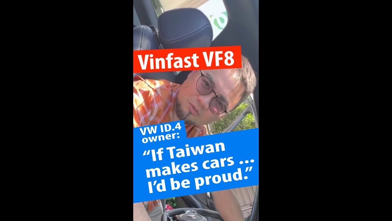 Taiwanese American and VW ID.4 owner checking out Vinfast VF8 City Edition @SuperNamn