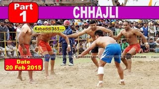 Chhajli (Sangrur) Kabaddi Tournament 20 Feb 2015  Part 1 by Kabaddi365.com