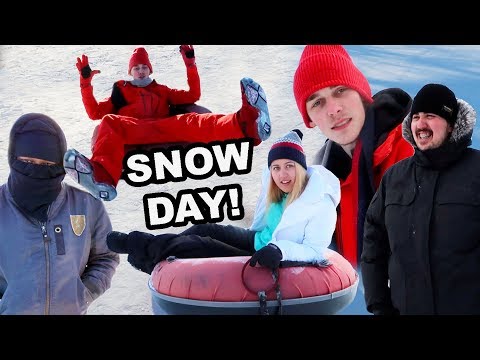 LOGAN FILMING A MOVIE IN THE SNOW!! Video