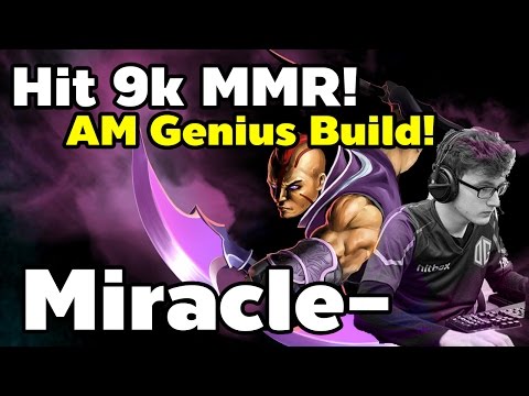 Hit 9k MMR! Anti-Mage Genius Build! - Miracle-