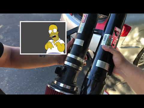 Infinity G35 (De) injen cold air intake install vlog with Kona