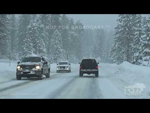 01-10-2023 Truckee, CA - Major Winter Snowstorm, White Out Conditions, Snow Plows