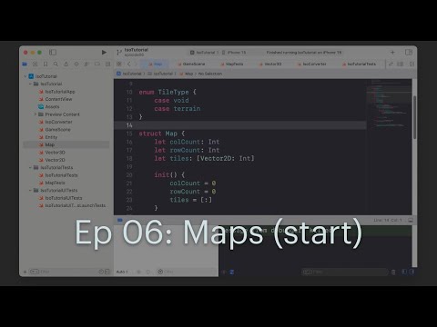 Isometric game using SpriteKit - EP06: Map