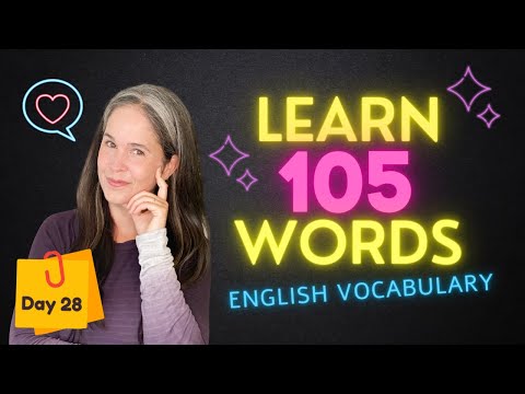 學習105個英語詞彙｜ DAY 28 (LEARN 105 ENGLISH VOCABULARY WORDS | DAY 28)