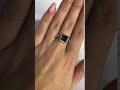 Серебряное кольцо с топазом Лондон Блю 1.603ct