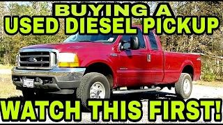 BUYING A USED DIESEL PICKUP? Watch this first!