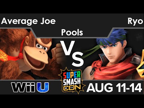 SSC16  - DCe | Average Joe (DK) vs Noble | Ryo (Ike) Pools - Smash 4