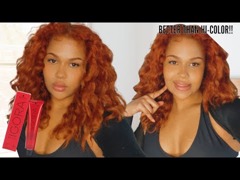 Using Igora Royal to Dye My Hair Copper / Ginger | Better than Hi-Color!!