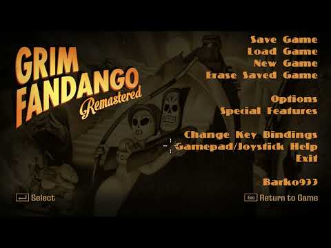 Grim Fandango Remastered PC Settings & Controls