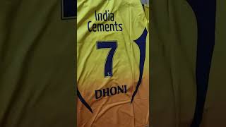 CSK Jersey  Signed 7 Dhonism