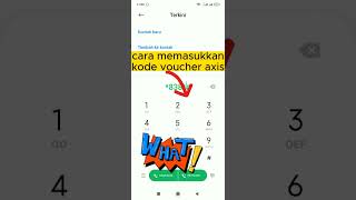 Download lagu CARA MEMASUKKAN KODE VOUCHER AXIS #shorts mp3
