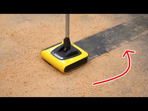 Ernsthaft? Ein elektrischer Besen für die Werkstatt? 😂