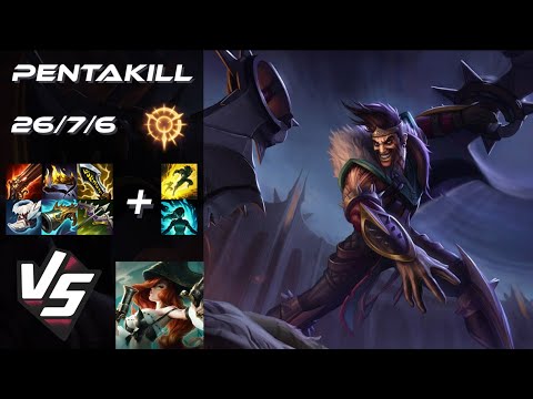BOTTOM Draven vs Miss Fortune [PENTAKILL] - EU Grandmaster Patch 14.18