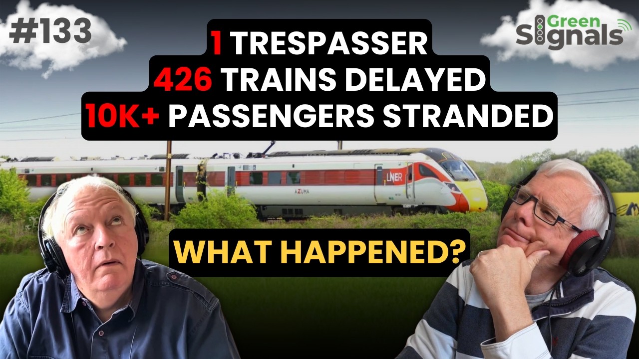 1 Trespasser. 426 Trains delayed. 10k+ Passengers stranded - What happened? | Ep 133