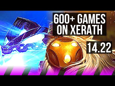 XERATH & Caitlyn vs BARD & Ezreal (SUP) | 600+ games | KR Master | 14.22