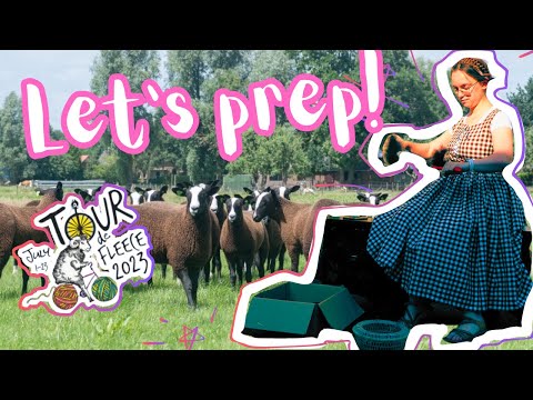 Let's prep our wool for Tour de Fleece 2023: skirting, washing and combing zwartbles