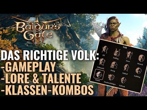 Baldurs Gate 3: Richtige Volk finden 1/2 | Charaktererstellung + Klassen | Gameplay Tipps Tricks