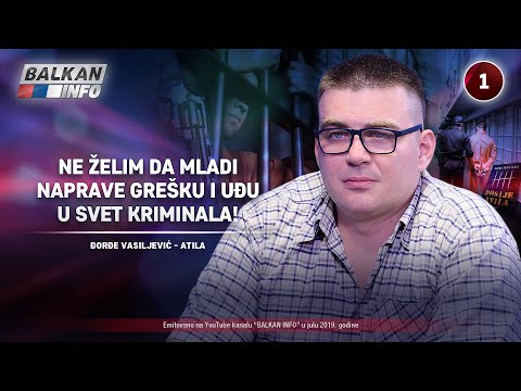 INTERVJU: Đorđe Vasiljević - Ne želim da mladi naprave grešku i uđu u svet kriminala! (11.7.2019)