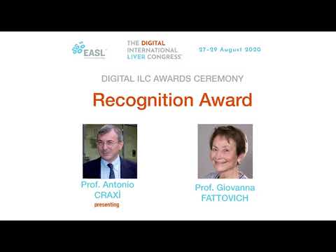 Awards Ceremony, Digital ILC 2020: Prof. Craxì presenting Prof. Fattovich (long version 9'04")
