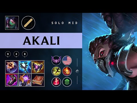 Akali Mid vs Vel'Koz - NA Master Patch 25.24
