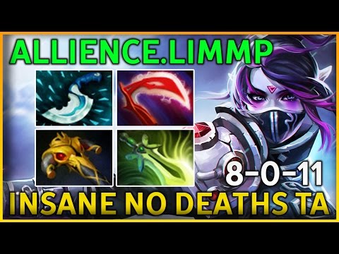 Limmp - 8561 MMR Mid Templar Assassin - INSANE NO DEATHS | Dota 2 VOD Full Game Pro Guide Gameplay