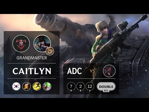 Caitlyn ADC vs Lucian - KR Grandmaster Patch 10.2