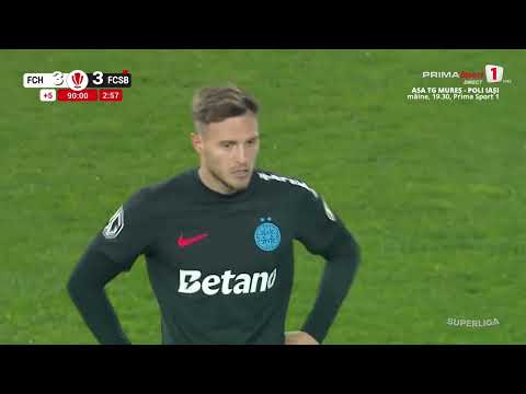 GOOOL! Hermannstadt - FCSB 3-3. Ce nebunie de meci! Politic înscrie în prelungiri