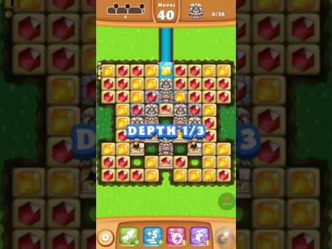 Diamond Digger Saga Level 1176 - No Bosters (New Levels)