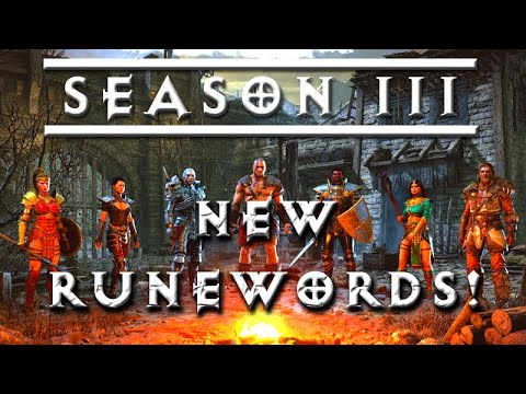Season 3 New Runewords! PTR & Ladder Start [Diablo 2 Resurrected News]