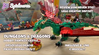 Richtig gut! LEGO 31161 Creator 3in1 Drache mit B- und C-Modell!