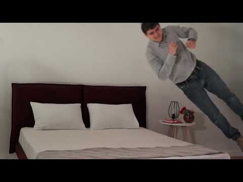 Миниатюра изображения товара Двуспальная кровать ДСВ Сильвия 1.6 (лагуна бежевая)