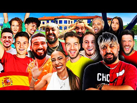 IMOGEN REACTS TO 20 CELEBRITIES TOGETHER IN A €3,000,000 HOUSE IN SPAIN!?