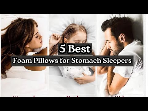 Top 5 Best Foam Pillows for Stomach Sleepers 2025 | Wake Up Pain-Free & Rested!