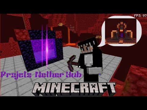Projeto Nether Hub - Minecraft 1.21 (gameplay não comentada)