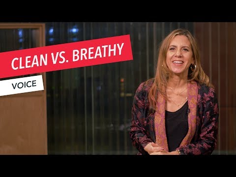 Voice Techniques: Clean vs. Breathy | Singing | Vocals | Voice | Lesson