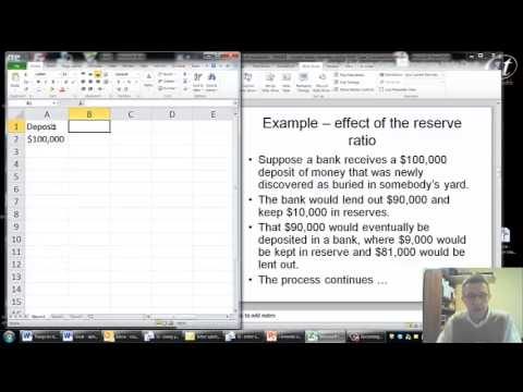 Principles of Macroeconomics- Money, Banks, Monetary Policy (part 4)