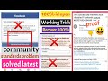 Go To Community Standards Facebook Problem Solved 2021 How To Recover Disabled Facebook Account